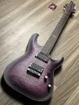 Schecter C-1 Platinum SPB в сатиновой фиолетовой градиентной окраске - фото 2