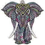 Деревянный пазл Античный Мамонт А3 Moments - фото