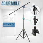 Микрофонная стойка Pyle Pro Heavy-Duty Tripod Boom Microphone Stand (Pair) PMKS56X2 - фото 2