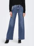 Джинсы ONLY Wide leg Jeans ONLMadison, синий деним - фото 2