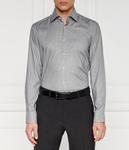 Рубашка мужская Boss хлопковая, серый - фото