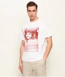 Футболка regular fit A.P.C, белый - фото