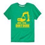 Футболка с рисунком Dirt Dude для мальчиков 8–20 лет Licensed Character, зеленый - фото