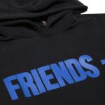 Толстовка Vlone Friends Черный/Синий - фото 3