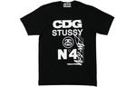 Футболка Stussy X Unisex CDG, черный - фото