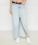 Джинсовая юбка Calvin Klein Jeans, синий - фото 3