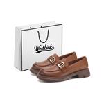 WESTLINK Лоферы женские коричневые - фото