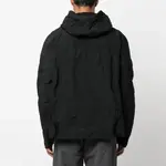 Куртка shadow project zipped hooded jacket 'black' Stone Island, черный - фото 2
