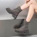 Ботинки Martin женские серый Eblan - фото 5