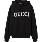 Вышитый джерси свитшот GUCCI, черный - фото 3