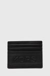 Кожаный визитница Michael Kors, черный - фото