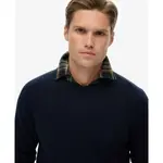 Свитер Superdry из шерстяной смеси, синий - фото 4