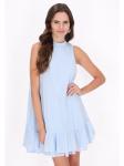 Платье до колена faina, светло-синий - фото 3