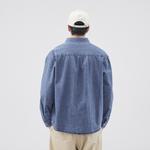 Рубашка унисекс Jeep, темно-синий - фото 7