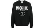 Свитшот с принтом логотипа MOSCHINO, черный - фото