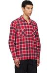 Фланелевая рубашка с принтом OneUp Needles, красный - фото 2