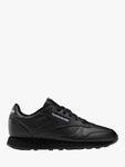 Детские классические кожаные кроссовки Reebok, Black - фото