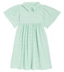 Платье Undine из хлопкового джерси в полоску Morley, Bluette Pistache - фото