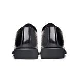 Мужские туфли GZZ черные на низком каблуке - фото 4