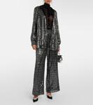 Атласные мюли с кристаллами Dolce&Gabbana, черный - фото 2