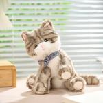 GABRIEL Плюшевая игрушка котенок, White Black Yellow, 25 см - фото 10