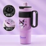 Термостакан Sanrio, Kuromi (Cup Brush + Straw Brush + Gift Bag) - фото 11