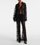 Кружевной топ Oséree, черный - фото 2