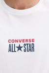 Хлопковая футболка Converse, белый - фото 5