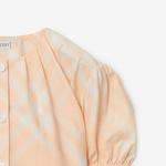 Детская рубашка Burberry, розовый - фото 5