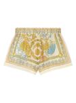 Versace шорты с принтом Barocco, золотой - фото 4