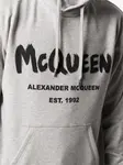 Худи с логотипом Alexander Mcqueen, серый - фото 5