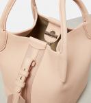 Сумка-шоппер Bale Small из кожи Loro Piana, Condoglia Marble - фото 3