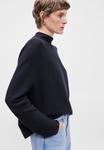 Джемпер Marc O'Polo LONGSLEEVE STAND UP COLLAR, Deep Night Blue/Dark Blue - фото 6