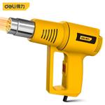 Пистолет горячего воздуха Deli, 2-скоростной, 1600 Вт, бытовой термоусадочный фен, фен для волос, двухскоростной фен DL391160C - фото