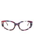 L.A. EYEWORKS очки в оправе «кошачий глаз» Rooster, красный - фото