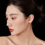 STYLEJING Серьги-гвоздики из серебра 925 пробы - фото 10