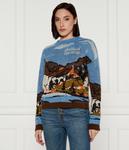 Свитер из шерсти Weekend MaxMara Regular Fit, синий - фото