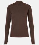 Водолазка Always Warm из джерси Varley, Deep Chocolate Marl - фото