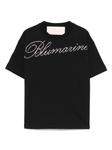 Miss Blumarine футболка с логотипом, черный - фото