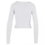 Лонгслив Urban Classics Ruffled Super Slim, белый - фото 4