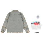 Джинсовая куртка унисекс Xinyinsu, желтый - фото 4