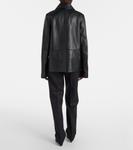 Кожаная куртка Toteme, черный - фото 3