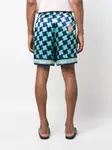 Шелковые шорты Pool Tile CASABLANCA, синий - фото 4