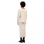 Свитер Object Reynard v neck, бежевый - фото 2