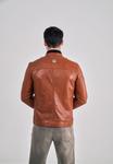 Куртка Freaky Nation Leather jacket, Cognac - фото 3