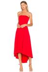 Платье Susana Monaco Strapless Hi Low, цвет Perfect Red - фото 2