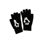 J W Джерси перчатки унисекс, Black - фото