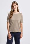 Футболка Street One Basic T-shirt, Beige - фото