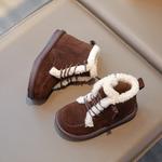 Детская хлопковая обувь для детей Tide attack, Coffee - фото 4