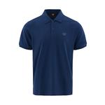 Мужская поло CAT, синий - фото